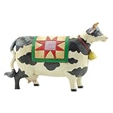 Jim Shore Heartwood Creek Mini Cow Figurine, 2.375-Inch