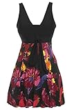 Sexyin Women's One Piece Swimdress Plus Size Swimwear Push up Boxers Bathing Suit
