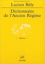 Dictionnaire de l'Ancien régime