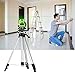 Firecore Adjustable 60-inch Aluminum Alloy Laser Tripod, with Bubble Level and Extra 5/8