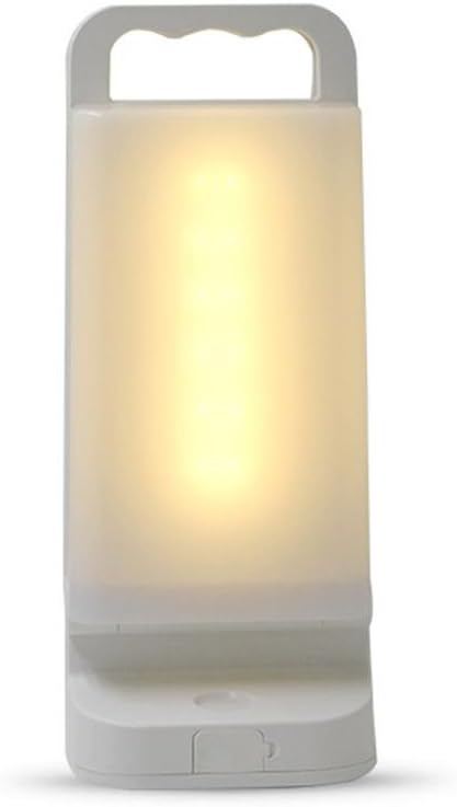 YAYONG Hand-Held Solar Lamp Home Table Lamp 3 Led Portable Solar Energy-Saving Lamps Outdoor Tourism,White