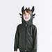 Cubcoats Toothless Dragon - 2-in-1 Transforming Classic Zip-Up & Soft Plushie - How to Train Your Dragon - Glow in The Dark Grey