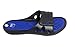 Womens Velcro Anti Slip Comfy Slide Sandals Home Flats Shoes Shower Slip On Slipper, Blue, 8 B(M) US