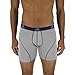 adidas Men's Sport Performance Climalite Boxer Brief Underwear (2 Pack), Night Indigo/Light Onyx, Small/Waist Size 28-30