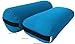 Bean Products Yoga Bolster - Handcrafted In The USA With Eco Friendly Materials - Studio Grade Support Cushion That Elevates Your Practice & Lasts Longer - Rectangle, Cotton Aqua