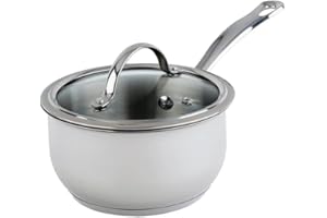 Meyer - Nouvelle Stainless Steel Saucepan with Tempered Glass Lid (1.5L/1.6qt) - Made in Canada
