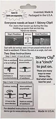 skinny clip pants