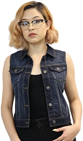 ReVeaL Women's Classic Denim Vest (DK S)