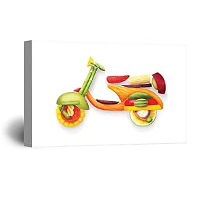 Funny Colorful Fruits Print