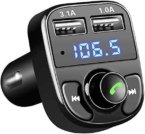 ZSS Saveit Car Kit Handsfree Wireless FM Transmitter, Bluetooth