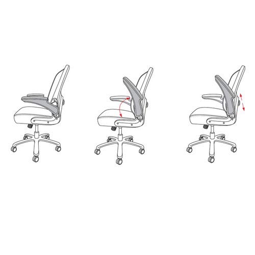 HJH-Office-736120-Sedia-da-Ufficio-XXL-Carico-Pesante-Instructor-T-TitanioTessuto-in-MagliaTessuto-Nero