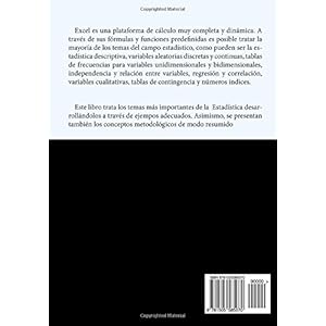 ESTADISTICA a través de EXCEL (Spanish Edition)