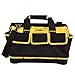 KATA 16 Inch Heavy Duty Tool Bag with Wide Mouth for Tool Storage and Organizer,Water Proof Base,Yellow