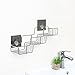 Stainless Steel Shelf Organizer, Rerii Self Adhesive Stainless Steel Bathroom Shower Rack Organizer for Shampoo, Kitchen Organizer Shelf for Condiment Bottles - Drill Free, Recyclable Adhesive Pad
