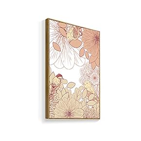 Framed Canvas Wall Art for Living Room, Bedroom Chinese Ink Birds and Flowers Canvas Prints for Home Decoration Ready to Hanging - 16x24 inches