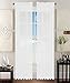 Elegant Comfort 2-Piece Sheer Window Curtain/Panel with 2