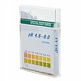 Stanaway pH Test Strips, Universal Application Short Range pH Paper From 4.5 to 9, 100 Strips, Perfect for Personal, Family and School More Accurate and Detailed