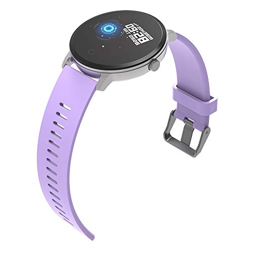 BingoFit Epic Fitness Tracker Smart Watch, Activity Tracker with Heart Rate Monitor, Waterproof Pedometer Watch with Sleep Monitor, Step Counter for Kids (Purple)