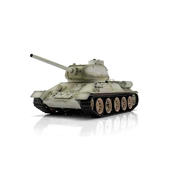 HengLong RC Panzer 3909-Pro - Sowjet T34/85 2.4 GHz 1/16 Profi-Metall BB, Schneetarnung
