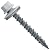 #10 Metal ROOFING SCREWS: (250)Screws x 1-1/2" BRITE WHITE Hex Washer Head Sheet Metal Roof Screw. Metal to wood, sheet metal roofing siding screws. Metal Roof screw w/colored head~For Roofing