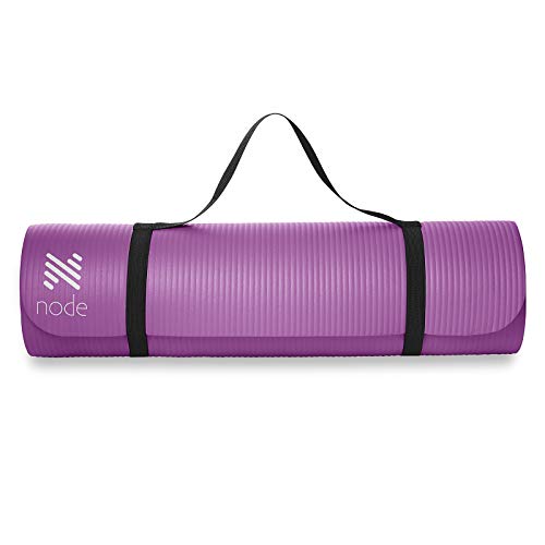 Node-Fitness-72-x-24-Yoga-Mat-12-Extra-Thick-with-Carrying-Strap