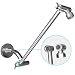 Coeur Designs 16 Inch Extra Long Shower Extension Arm. Solid Brass. Height/Angle Adjustable With a Unique Locking Gear for a Perfect Position Every time. Holds All Showerhead Sizes!! primary