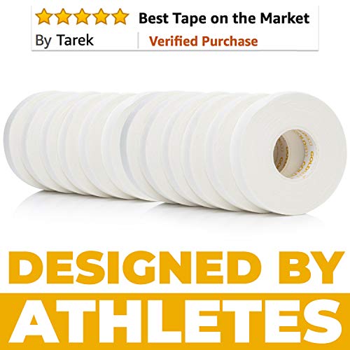 Gold BJJ Jiu Jitsu Tape Strong Athletic Finger Tape, 1/2" x 30' Protect Fingers in Judo, MMA