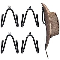 YYST Cowboy Hat Rack Hat Holder Hat Organizer Hat Wall Mount - 4/PK No Hat