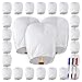 All Natural Shop 25 Pack Chinese Sky Lanterns - White, Eco Friendly, 100% Biodegradable. Wire-Free Paper Japanese Prime Paper Sky Lantern to Release in Sky.