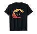 Vintage Eighties Style Cat Retro Distressed Design T-Shirt
