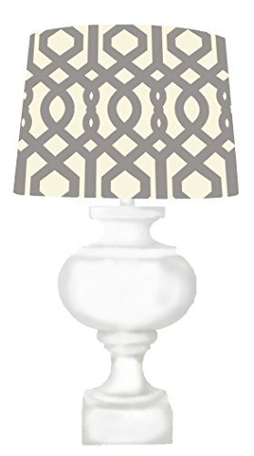 Urban Shop Turned Wood Table Lamp with CFL Bulb