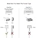 ElementDigital Lovely Cable 60W & 85W AC Power Adapter DC Repair Cord L Connector for Apple MacBook Pro (MagSafe T)