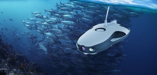 Power Vision PowerRay Wizard Underwater 4K UHD ROV/Drone with ZEISS VR ONE Plus Goggles for Real Time Viewing, Streaming & Recording Underwater World - Pro Bundle