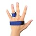 Trigger Finger Splint for Alleviating Finger Locking, Popping, Bending, Stiffness- Tendon Release and Pain Relief from Stenosing Tenosynovitis- Bonus Fastening Tape & Trigger Finger Solutions Booklet