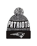 NFL New England Patriots 2016 Sport Knit Beanie, One Size, Black/White
