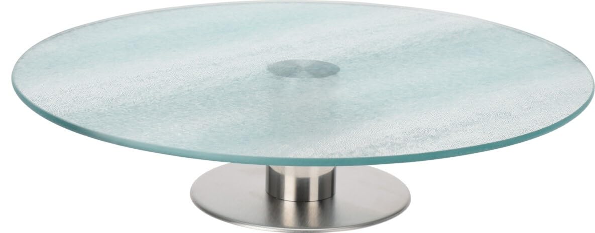 Galvog® Rotating Turntable Serving Tray | Revolving Cake Display Platter 30cm | Round Cake Cup Cake Decorating Stand