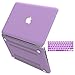 iBenzer Macbook Pro 13 with CD-ROM Plastic Hard Case, Keyboard Cover (Purple)