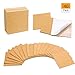 Self-Adhesive Cork Coasters Squares 40 Pcs, 4 x 4 Inch Mini Wall Cork Tiles Cork Backing Sheets for Coasters and DIY Crafts (40 Sheets Square)