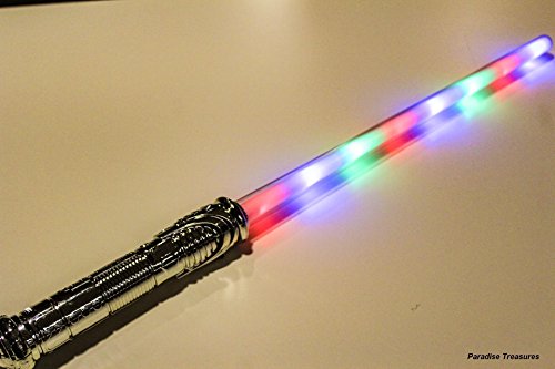 27"led light up dynamo light saber with multi-colo…