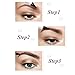 Music Flower Eyebrow Tattoo Pen Microblading Eyebrow Pencil Tattoo Brow Ink Pen with a Micro-Fork Tip Applicator Creates Natural Looking Brows Effortlessly and Stays on All Day (Chestnut)