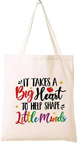 Teacher's day gift Cotton Bag Funny Designs Print Reusable