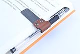 2x Pen Loop Traveler Notebook Leather Pen Holder Note Steel Clip Universal