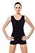 +MD Super Soft Light Control Body Shapewear Tank Top for Women Bamboo Seamless Slimming Shaping Shirts V-Neck Camisole