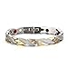 Gold Silver Titanium Steel Magnetic Therapy Health Link Bracelet Men Women
