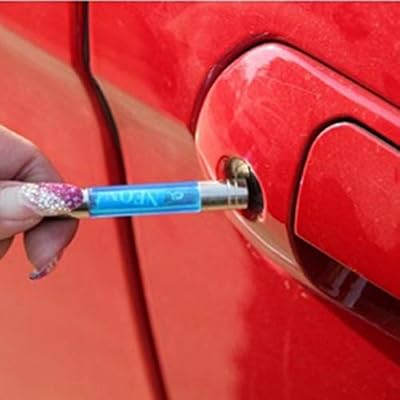 Mini Handy Car Auto Pluma antiestática con Llavero Chrome ...