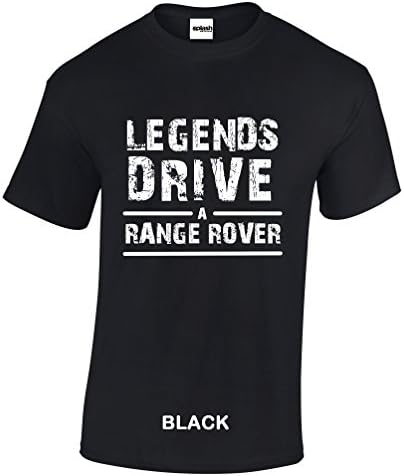 Legends Drive A Range Rover Mens Crew Neck Short Sleeve Custom Personalized T-Shirts