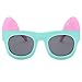 TIJN Kids Cat Ear Polarized Sunglasses for Boys Girls Toddler