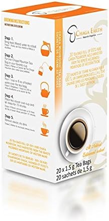 ChagaEarth 20 count tea bags