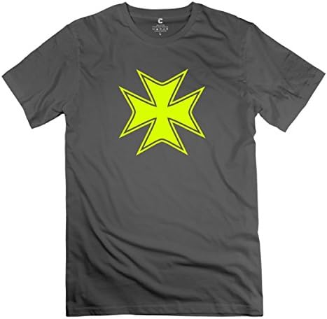 German Army Iron Cross Medal Deep Heather T-shirt For Men XXL