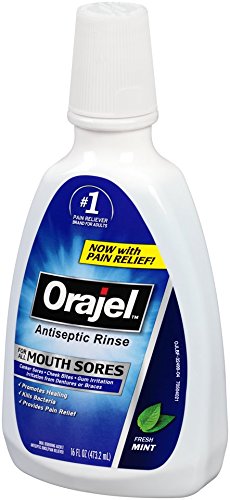 Orajel Antiseptic Mouth Sore Rinse, 16 Fluid Oz